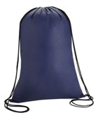 Drawstring Non Woven Backpack - Avail in: Navy