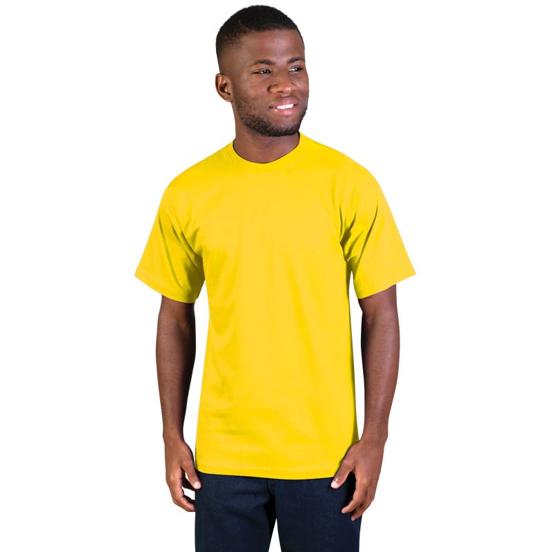 150g Super Cotton Crew-neck T-shirts - Avail in: Yellow