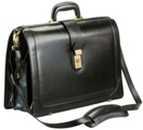 Leather Laptop Briefcase - Available in various colours