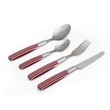 Cutlery in a Stand - Red, Black, Blue, Purple, Pink
