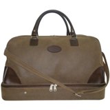 XXL Brown "leatherette" golf bag.