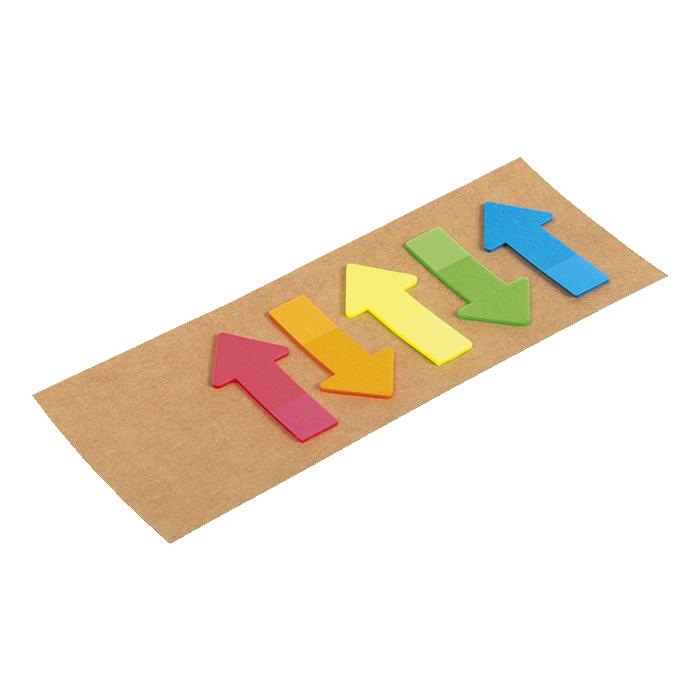 Arrow Shaped Sticky Notes - Avail in: Brown