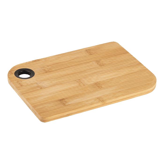 Bamboo Cutting Board With Thumb Hole - Avail in: Brown