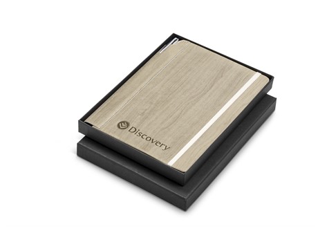 Oakridge Pro Notebook Gift Set - Grey