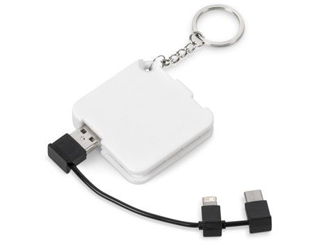 Protego 3-in-1 Connector Cable Keyholder - White