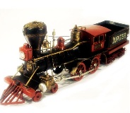 Model Steam Engine american Style 20*56*11cm