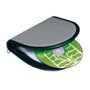 Foam PVC CD-case for 12 CD's silver