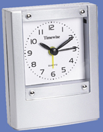 Silver Metallic Alarm Alarm Clock