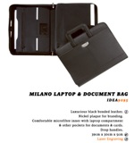 Milano Drop-Handle Laptop Bag
