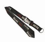 Double Layer Woven +snap Lanyard - Min Order 100 units