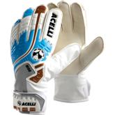 Acelli Vision M90 Goalie Glove - Avail in: White/Sky/Gold