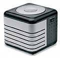 Boxy metal MP3 active speaker and FM Radio. USB power cable incl