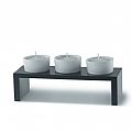 Tradition and modernisim with this 3 piece ceramic candle holder