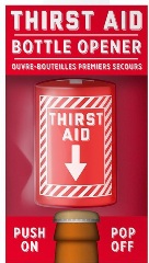 Thirst Aid Bottle Opener - Min Order: 6 units