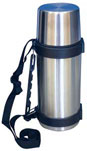 Silversand 1 liter stainless steel flask with handle