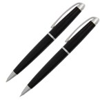 Oscar Pencil & Ball Pen Set - Black