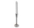 NICKLE PLATED BRASS CANDLE STICK "ELEGANT" 30CM