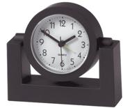Round Alarm Clock-Silver