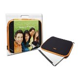 Canyon Notebook Sleeve 14.1" Black with Orange Trim  - 24 Month