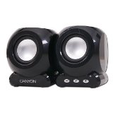 Canyon  speaker - (Stereo, 6W, 100Hz - 20kHz, USB) , Square , Bl