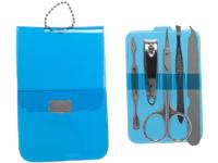 Manicure Set in PVC Case-Blue