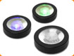 Round Multicoloured Coasters with Fading mood-lighting