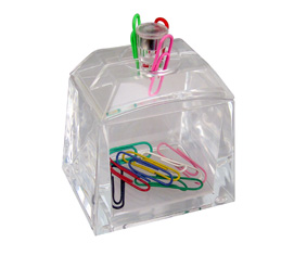 ACRYLIC PAPER CLIP HOLDER