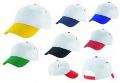 5 Panel Cotton Cap/2 Metal Eyelets - Avai in assorted colours