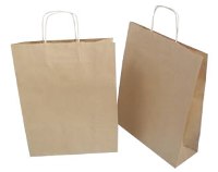 Recycled Paper Bag -  - Size: 265mm x 370mm x 130mm (medium) - M
