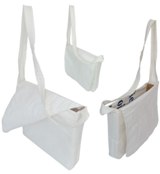 Natural Cotton & Plastic Conference Bag - Size: 350*300*100mm -