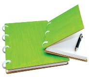 Recycled Paper & Wooden Cover A4 Journals (150 Sheet) - Plain -