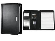 A4 Modena Bonded Leather Two Fold Folder and Calculator