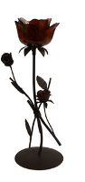 Springfield Candle Holder - Blooms Rust - Single 32cm