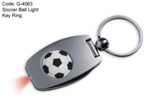 Soccer Ball Light Key Ring