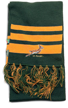 The "Green & Gold" SA Rugby Scarf
