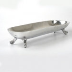 Large Oval Tray On Feet 76X20Cm