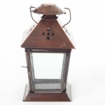 Lantern Tapered Square 13Cm Clear