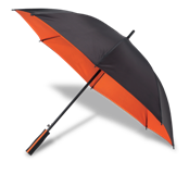 Two Tone Rim Umbrella - Orange