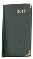 Slimline Executive Weekly Diary - Avail in: Green