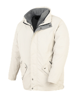 3 in 1 Windproof and Waterproof Parka - White
