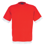 Fitted Short Sleeve T Shirt - Red