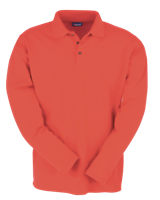 Unisex Polo Shirt Long Sleeve - Red