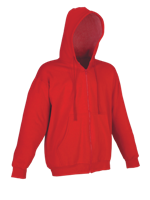Hooded Fitted Sweatshirt - Red