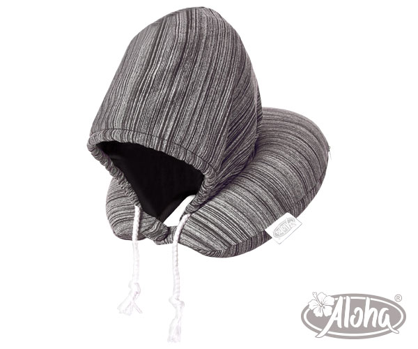 Aloha Hoody Neck Pillow - Avail in: Black