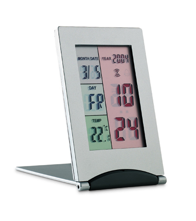 Alarm Clock with Calender and Weather Station (Colour)