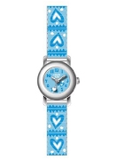 Clever Kids Clever Kid Stretchy Blue Hrt Wrist Watch