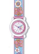 Jacques Farel Girls "Smells Nice"B/Fly Strap Wrist Watch