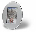 Oval photo frame with one window