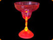 LED Margarita Glass - Clear with Multiple colors