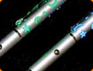 LED Thin Silver Pen - (Moon/Star/Dolphin etc.) - BLUE